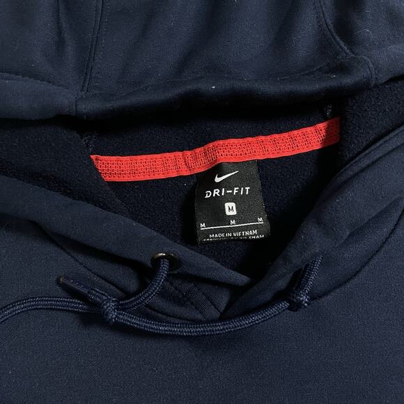 Dayton Flyers Hoodie Mens Medium Nike Sweatshirt Basketball Dri-Fit University - Picture 3 of 12